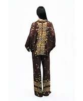 Nocturne Women's Flowy Printed Shirt