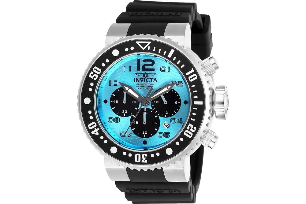 Invicta Men's 26735 Pro Diver Quartz Multifunction Black, Cyan, Turquoise Dial Watch