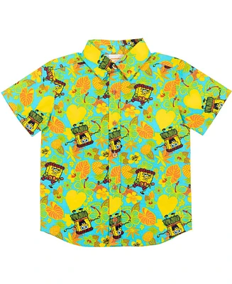 SpongeBob SquarePants Boys Button Down Dress Shirt