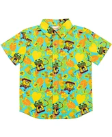SpongeBob SquarePants Boys Button Down Dress Shirt