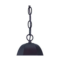 Hanging Light with Geometric Glass Shade – Contemporary Ceiling Lamp