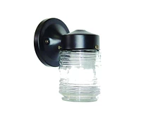 Standard Jelly Jar Outdoor Wall Light for Porch and Entryway