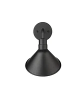 Modern Wide Shade Led Wall Sconce for Home and Patio Lighting