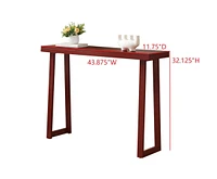 Kings Brand Furniture Claude Narrow Console Table Perfect for Sofa Table, Entryway Hallway