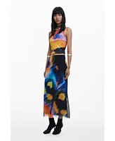 Desigual Women's Skirt designed by Mr. Christian Lacroix