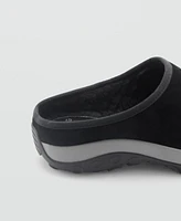Mango Women's Track Sole Leather Clogs