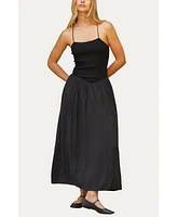 Crescent Women's Isabella Mix Media Maxi Dress