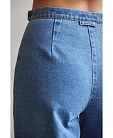Crescent Women's Mallory Denim Cargo Pants