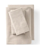 Lands' End Luxe Flannel Yarn Dyed Bed Sheet Set
