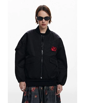 Desigual Women's Cherry bomber jacket