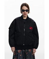 Desigual Women's Cherry bomber jacket