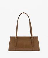 Mango Women's Buckles Shoulder Bag