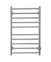 Electric Towel Rail Rack 10-bar Rung Heated Bathroom Warmer Steel