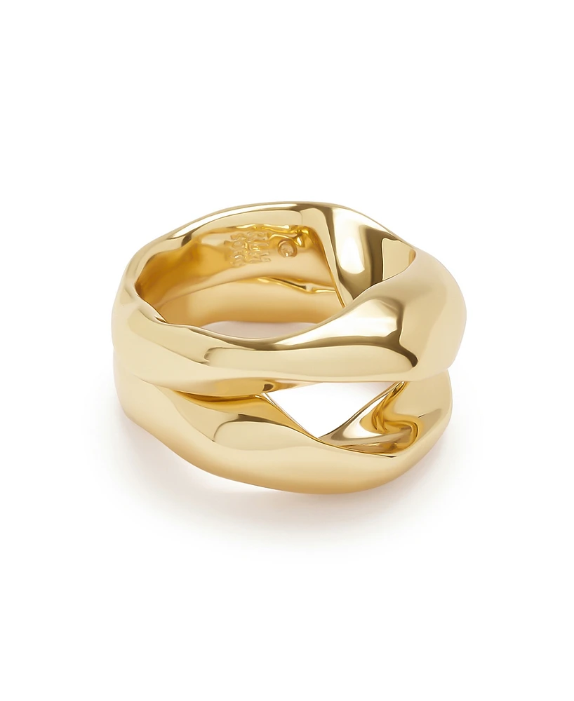 Robert Lee Morris Soho Gold Sculpted Ring Set