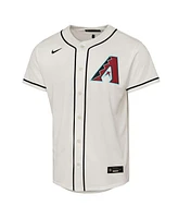 Nike Big Boys and Girls Corbin Carroll Cream Arizona Diamondbacks Home Replica Player Jersey
