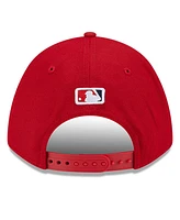 New Era Men's Red Los Angeles Angels Player Replica 9FORTY Adjustable Hat