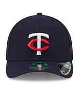 New Era Men's Navy Minnesota Twins Player Replica 9Forty Adjustable Hat
