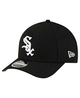 New Era Men's Black Chicago White Sox Player Replica 9FORTY Adjustable Hat