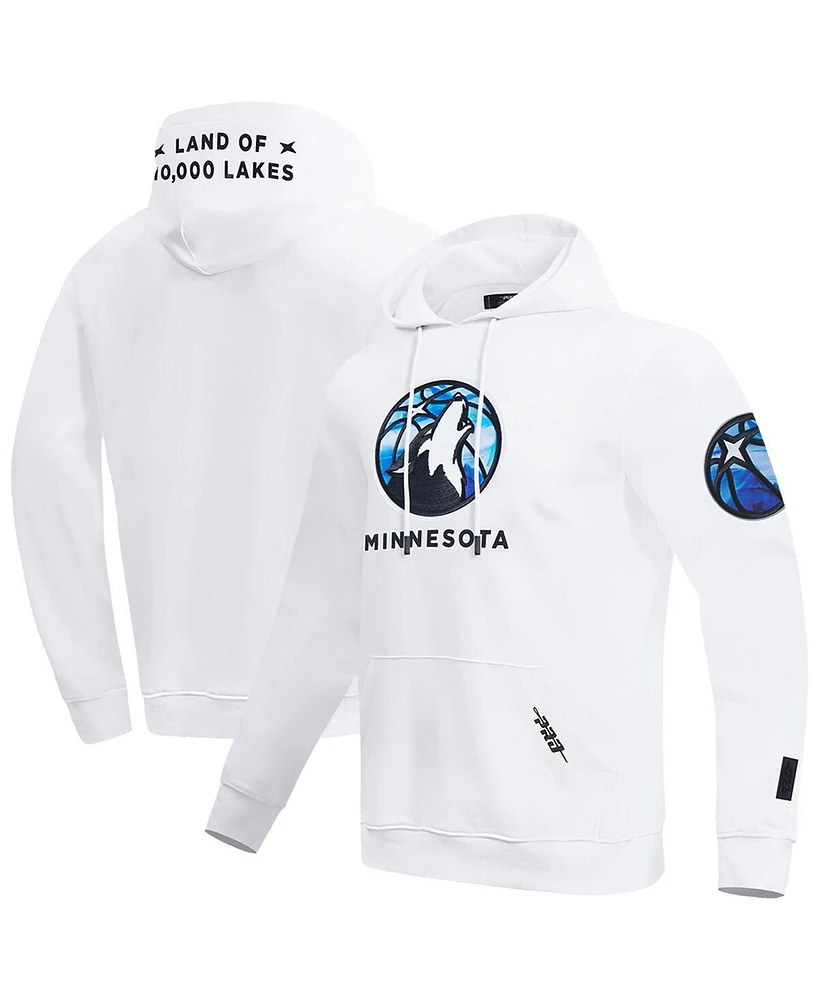 Pro Standard Men's White Minnesota Timberwolves 2024/25 City Edition Pullover Hoodie