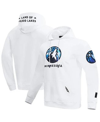 Pro Standard Men's White Minnesota Timberwolves 2024/25 City Edition Pullover Hoodie