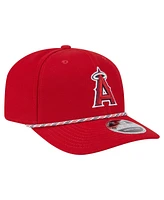New Era Men's Red Los Angeles Angels Multi-Rope 9SEVENTY Stretch-Snap Hat