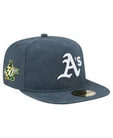 New Era Men's Dark Green Athletics Championship Side Flag A-Frame 59FIFTY Fitted Hat