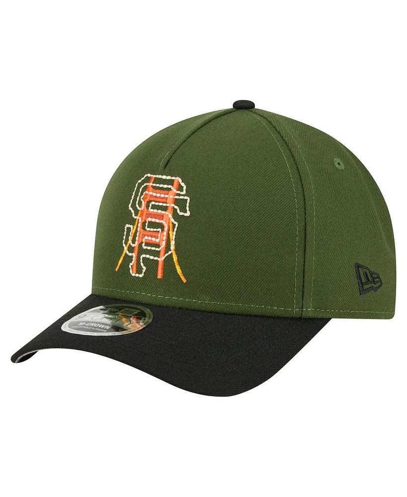 New Era Men's Dark Green San Francisco Giants City Feature 9FORTY A-Frame Adjustable Hat
