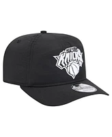 New Era Men's Black New York Knicks Injection Everyday Golfer Adjustable Hat