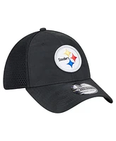 New Era Men's Black Pittsburgh Steelers Active Camo 39THIRTY Flex Hat