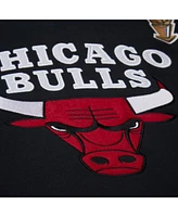 Mitchell & Ness Men's Black Chicago Bulls Hardwood Classics Team Origins Fleece Pullover Hoodie