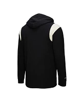 Mitchell & Ness Men's Black Texas Longhorns Thermal Lightweight Pullover Hoodie