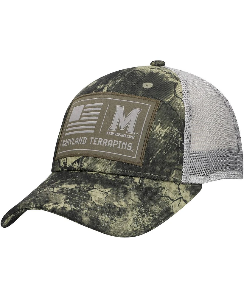 Under Armour Men's Camo Maryland Terrapins Freedom Collection Blitzing Performance Trucker Hat
