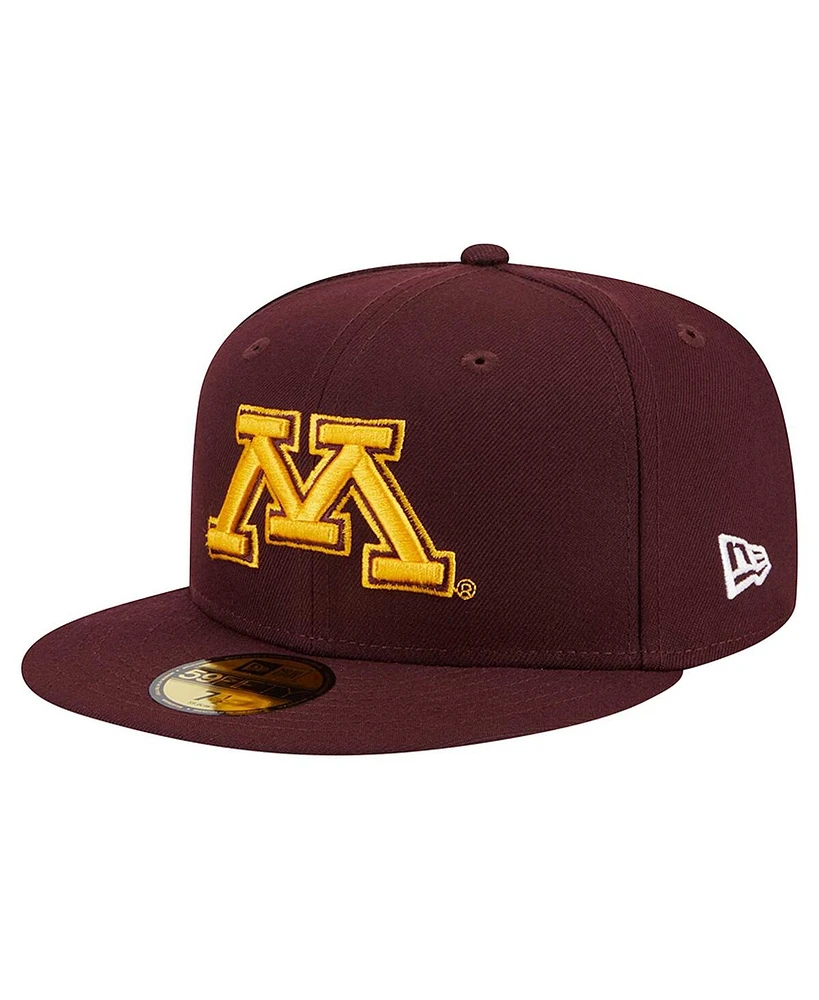 New Era Men's Maroon Minnesota Golden Gophers 59FIFTY Fitted Hat