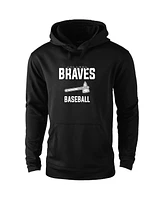 Dunbrooke Men's Black Atlanta Braves Champion Pullover Hoodie