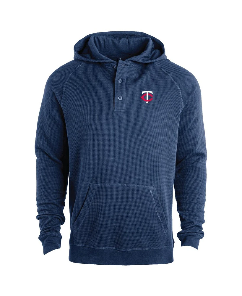 Dunbrooke Men's Navy Minnesota Twins Montana Lightweight Raglan Pullover Hoodie
