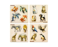 Quokka Wooden Puzzles for Toddlers 1-3 – Pegged Puzzles for Kids