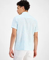 Sun + Stone Men's Bodhi Short Sleeve Button-Front Shirt, Exclusively at Macy's