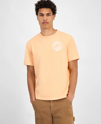 Sun + Stone Men's Short Sleeve Manta Ray Graphic Crewneck T-Shirt, Exclusively at Macy's