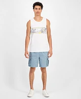 Sun + Stone Men's Surf Graphic Tank, Exclusively at Macy's