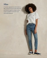 Polo Ralph Lauren Women's Mid-Rise Super-Slim Jeans