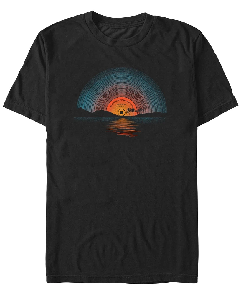 Design By Humans Men's Sound of Summer Short Sleeve T-Shirt