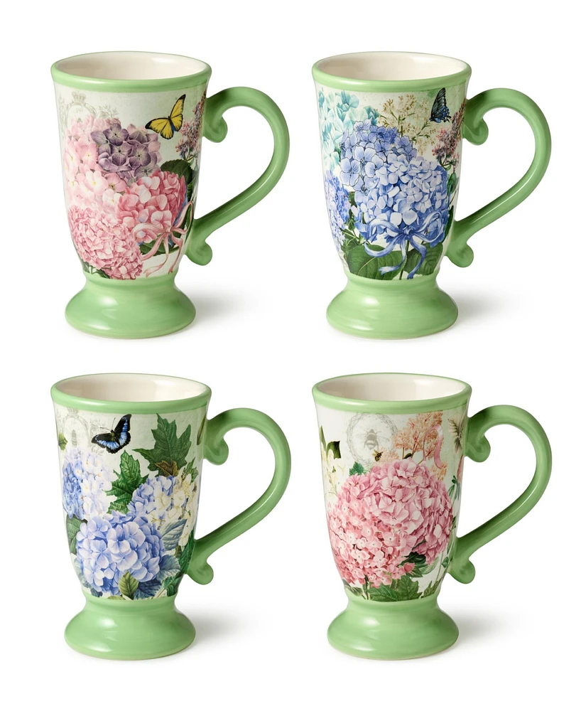 Certified International Garden Path 4-Pc. Mugs, Service For 4
