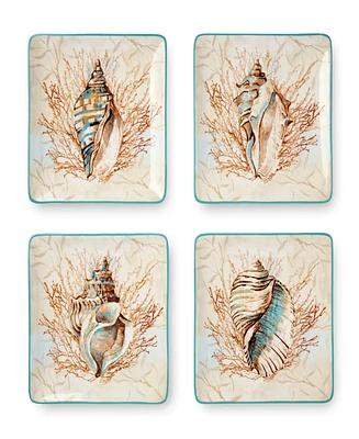 Certified International Escape to the Sea 4-Pc. Salad Plates, Service For 4