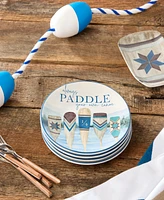 Certified International Wake At The Lake 4-Pc. Salad Plates, Service For 4