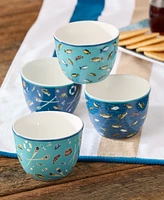 Certified International Wake At The Lake 4-Pc. Ice Cream Bowls, Service For 4