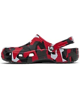 Crocs Big Kids Classic Geo Camo Clogs from Finish Line