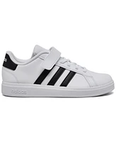 Adidas Little Kids Grand Court 00s Stay-Put Closure Fastening Strap Casual Sneakers from Finish Line