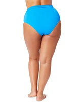 Anne Cole Plus High-Waist Bikini Bottoms