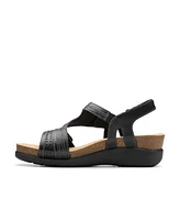 Clarks Women's Calenne Carmen Slip On Flat Sandals