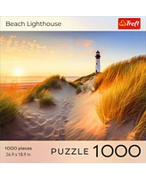 Trefl Red 1000 Piece Sunset Beach Lighthouse